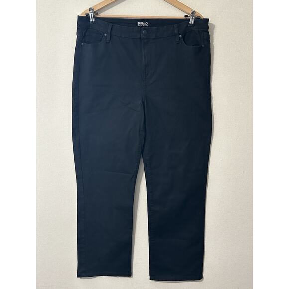 Buffalo David Bitton Black Pants Sz 16/36 Classic Preppy Closet Staple - Picture 1 of 16